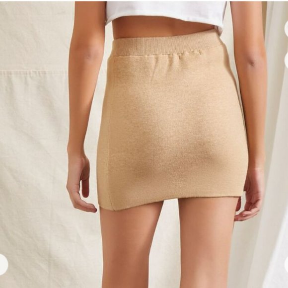 Forever 21 Sweater-Knit Mini Skirt - Picture 2 of 5